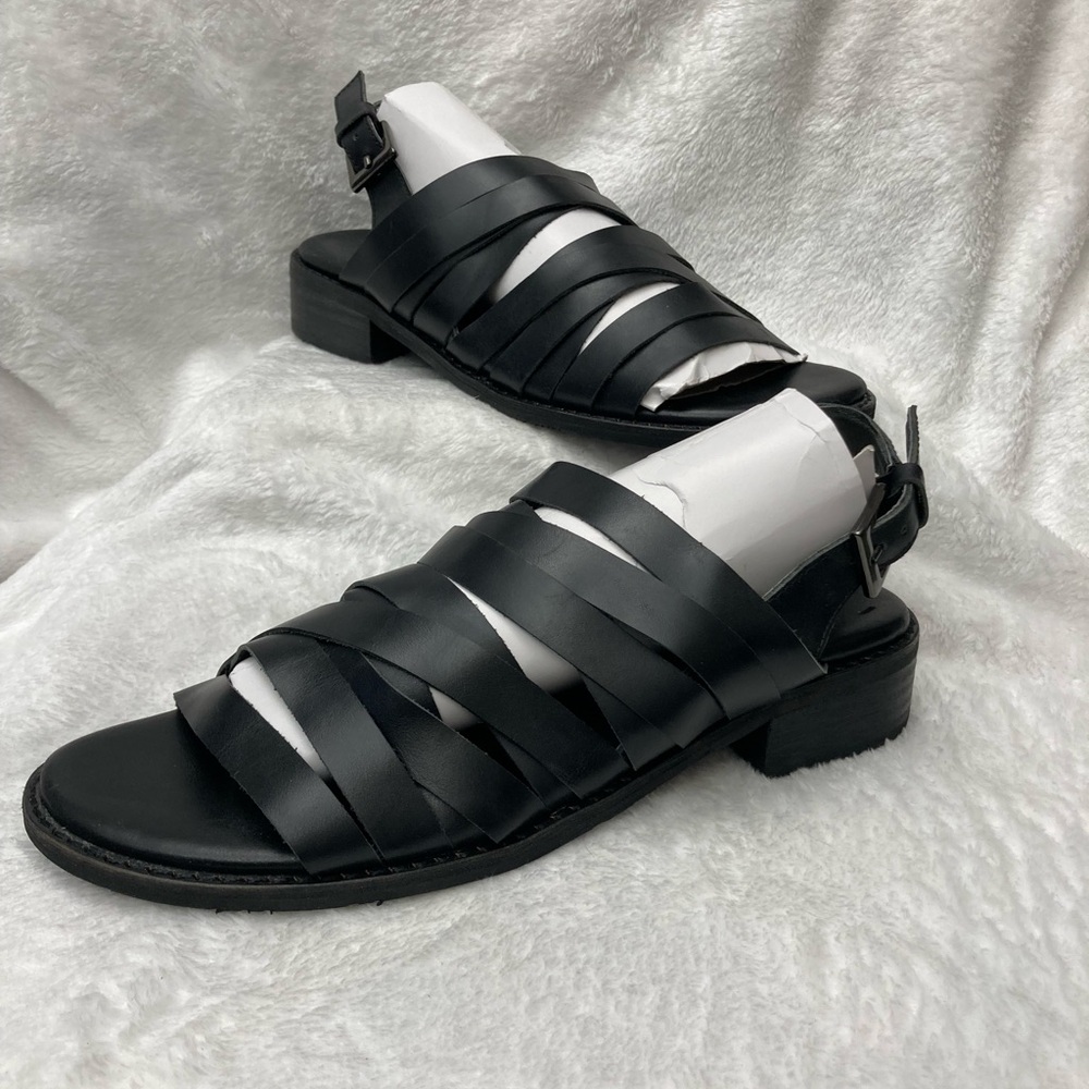 Black Strappy Sandals